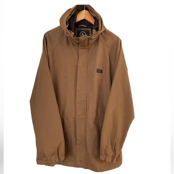 Volcom Coat/Jacket Size XL Dark Tan - Picture 1 of 10